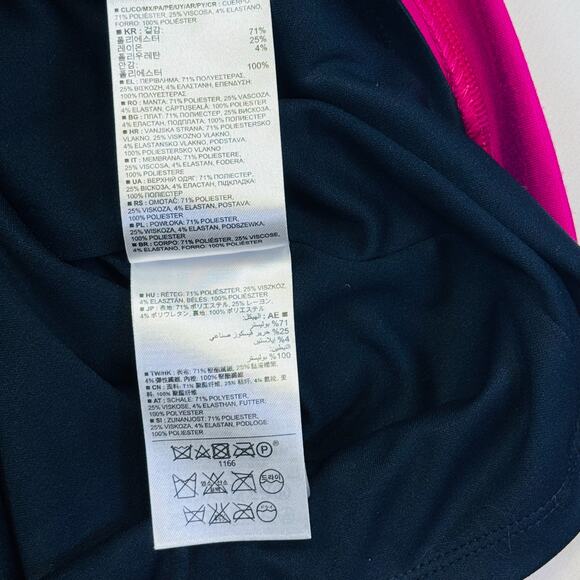 Banana Republic Navy & Hot Pink Colorblock Sheath Dress - Size 00P - Picture 11 of 12